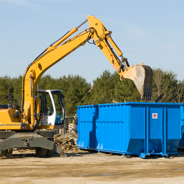 is there a minimum or maximum amount of waste i can put in a residential dumpster in Friedensburg PA